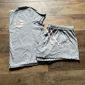 🛍️3/$20❗️Lauren Conrad women’s 1X sleepwear set shortsleeved with shorts #27